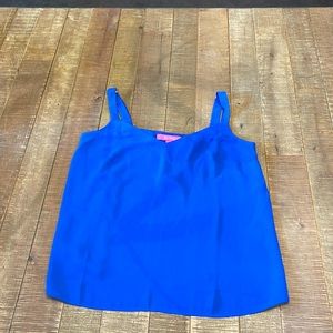 Lilly Pulitzer blue tank top, women’s XS.